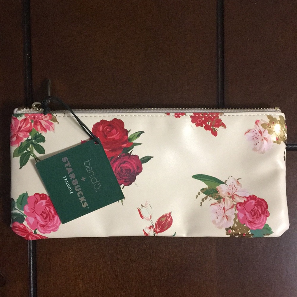 Bando Starbucks exclusive pouch new with tags